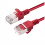 Microconnect V-FTP6A03R-schlank netwerkkabel rood 3 m Cat6a U/FTP (STP)