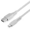 Lindy 3m USB naar Lightning kabel, wit, 3 m, USB A, stekker, stekker, wit, recht