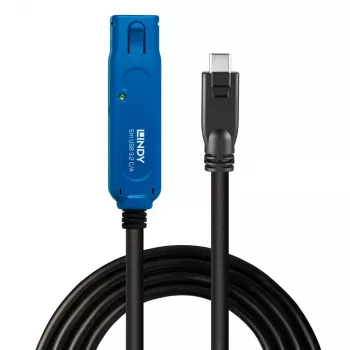 Lindy 5m USB 3.2 Gen 1 C/A Active Extension Pro, 5 m, USB-C, USB-A, USB 3.2 Gen 1 (3.1 Gen 1), zwart