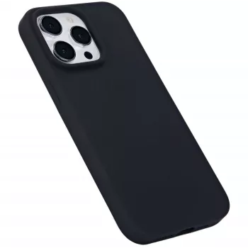 Telefoonhoesje eSTUFF voor Apple iPhone 12 / 12 Pro, silicone, geschikt voor 15,5 cm (6,1 inch) scherm, zwart