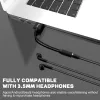 Equip 147945 audiokabel 0,15 m 3,5 mm USB Type-A zwart