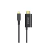 VivoLink USB-C-naar-HDMI-kabel met 100 W stroomvoorziening, model PROUSBCHDMIMM2-CHARGE