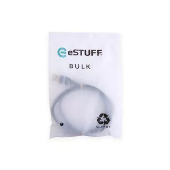 eSTUFF ES605180-BULK USB-kabel USB 2.0 1 m USB-C USB-A zwart