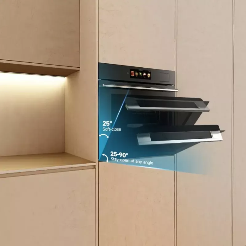 Inbouwoven Dreame OZ60 Pro Combi — 81 L, 60 cm, zwart, energieklasse A++