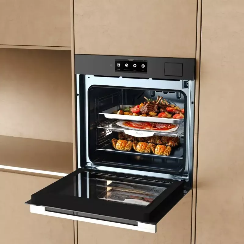 Inbouwoven Dreame OZ60 Pro Combi — 81 L, 60 cm, zwart, energieklasse A++