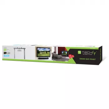 Techly soundbarsteun 10kg voor tv of tv-beugel zwart ICA-PLB 102S