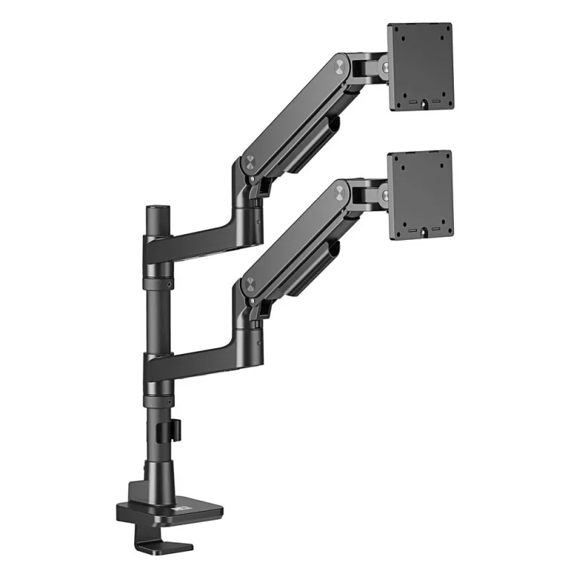 ACT monitorarm 49 inch Office Premium, gasveer, mastmontage, 2 monitoren