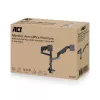 ACT monitorarm 49 inch Office Premium, gasveer, mastmontage, 2 monitoren