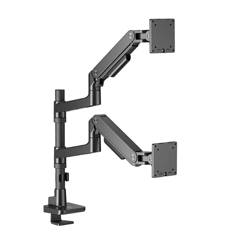 ACT monitorarm 49 inch Office Premium, gasveer, mastmontage, 2 monitoren