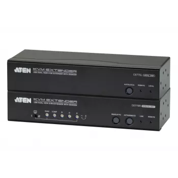 ATEN CE775 AV-extender AV-zender & -ontvanger zwart