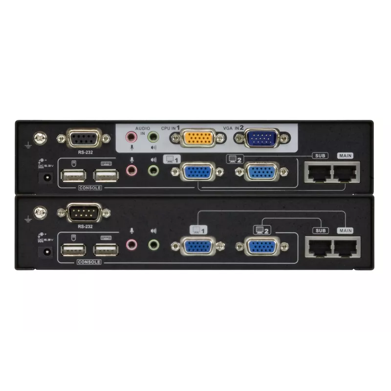 ATEN CE775 AV-extender AV-zender & -ontvanger zwart