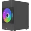 PC-behuizing Aerocool Atomic Lite mini tower zwart