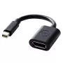 DELL 470-13627 videokabel-adapter 0,203 m 20-Pin DisplayPort FM Apple Mini-DisplayPort M zwart