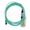 Glasvezelkabel BlueOptics MTP-4LC-M10M 10 m OM3 MTP naar 4×LC vollduplex