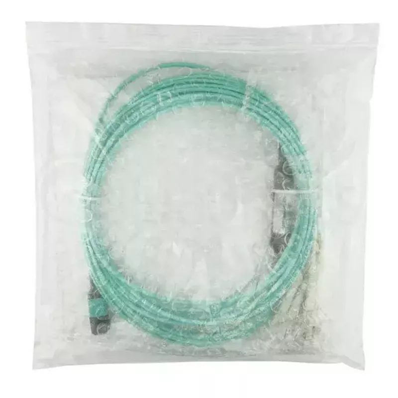 Glasvezelkabel BlueOptics MTP-4LC-M10M 10 m OM3 MTP naar 4×LC vollduplex