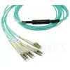 Glasvezelkabel BlueOptics MTP-4LC-M10M 10 m OM3 MTP naar 4×LC vollduplex