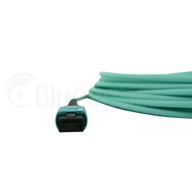 Glasvezelkabel BlueOptics OCTCABLE10M-SR 10 m OM3 MPO naar 4×LC aqua