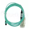 Glasvezelkabel BlueOptics OCTCABLE10M-SR 10 m OM3 MPO naar 4×LC aqua