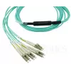 Glasvezelkabel BlueOptics OCTCABLE10M-SR 10 m OM3 MPO naar 4×LC aqua