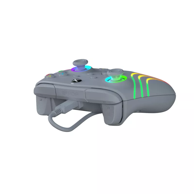 PDP Afterglow Wave grijs USB-gamepad analoog / digitaal pc, Xbox One, Xbox Series S, Xbox Series X