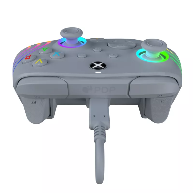 PDP Afterglow Wave grijs USB-gamepad analoog / digitaal pc, Xbox One, Xbox Series S, Xbox Series X