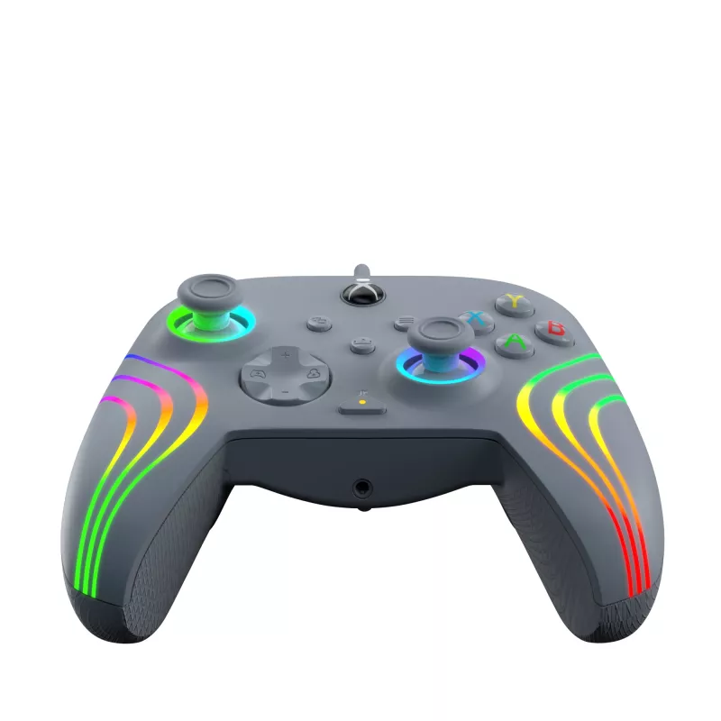 PDP Afterglow Wave grijs USB-gamepad analoog / digitaal pc, Xbox One, Xbox Series S, Xbox Series X