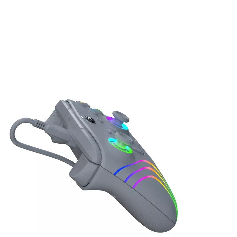 PDP Afterglow Wave grijs USB-gamepad analoog / digitaal pc, Xbox One, Xbox Series S, Xbox Series X