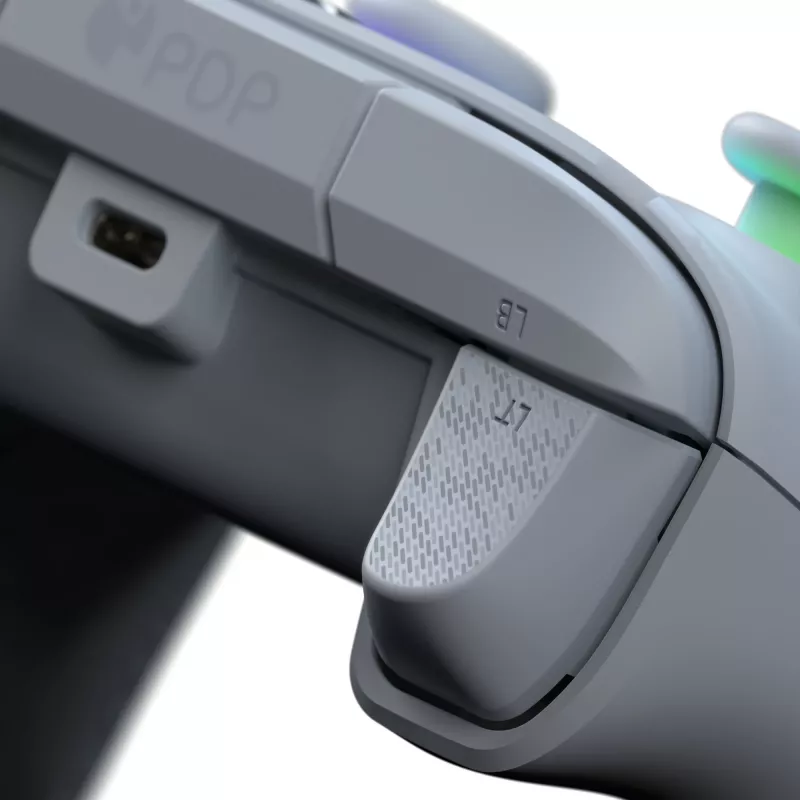 PDP Afterglow Wave grijs USB-gamepad analoog / digitaal pc, Xbox One, Xbox Series S, Xbox Series X