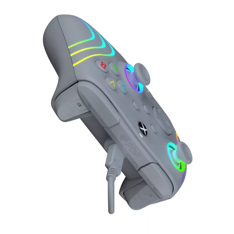 PDP Afterglow Wave grijs USB-gamepad analoog / digitaal pc, Xbox One, Xbox Series S, Xbox Series X
