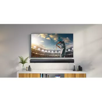 Soundbar-luidspreker Lenco SB-080BK zwart 2.1 kanalen 80 W