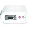 KVM-switch Trendnet TK-409K USB VGA 2048x1536 1,6 m bekabeld blauw