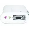 KVM-switch Trendnet TK-409K USB VGA 2048x1536 1,6 m bekabeld blauw