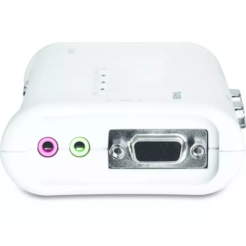 KVM-switch Trendnet TK-409K USB VGA 2048x1536 1,6 m bekabeld blauw