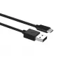 ACT USB 3.2 Gen1 laad-/datakabel A-stekker - C-stekker 1 meter, nylon