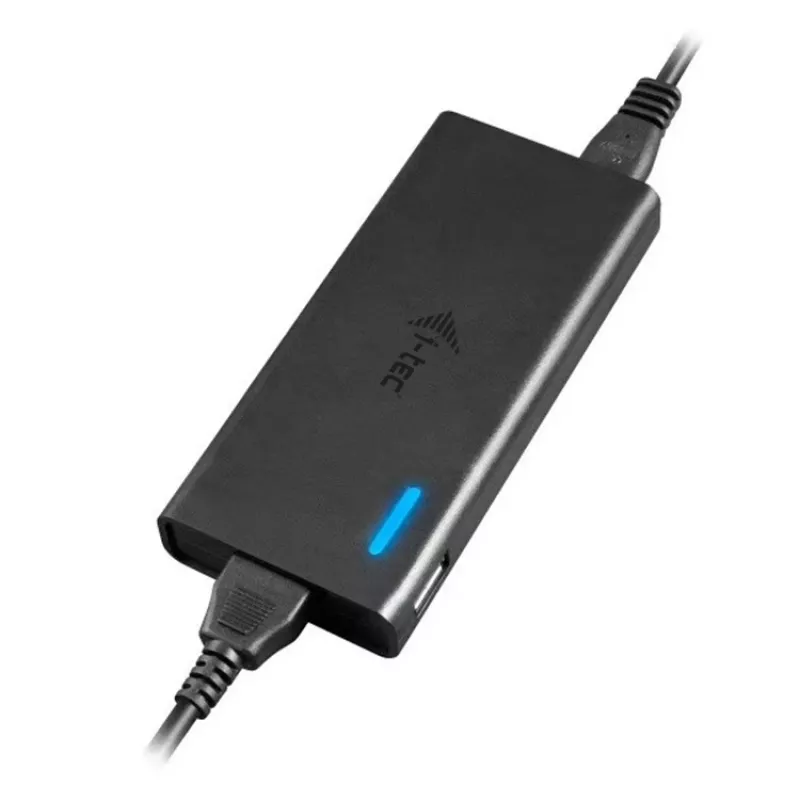 i-tec Metal USB-C Nano Dock HDMI/VGA met LAN + universele oplader 77 W