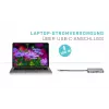 i-tec Metal USB-C Nano Dock HDMI/VGA met LAN + universele oplader 77 W