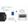 i-tec Metal USB-C Nano Dock HDMI/VGA met LAN + universele oplader 77 W