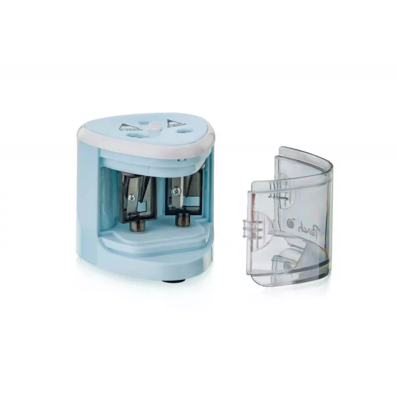 Peach PO102 elektrische potloodslijper blauw, wit