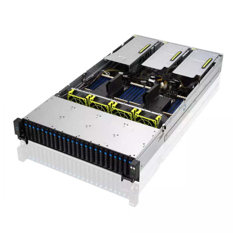 ASUS RS720-E11-RS24U Intel C741 rack (2U) zwart, zilver