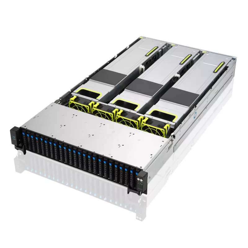 ASUS RS720-E11-RS24U Intel C741 rack (2U) zwart, zilver