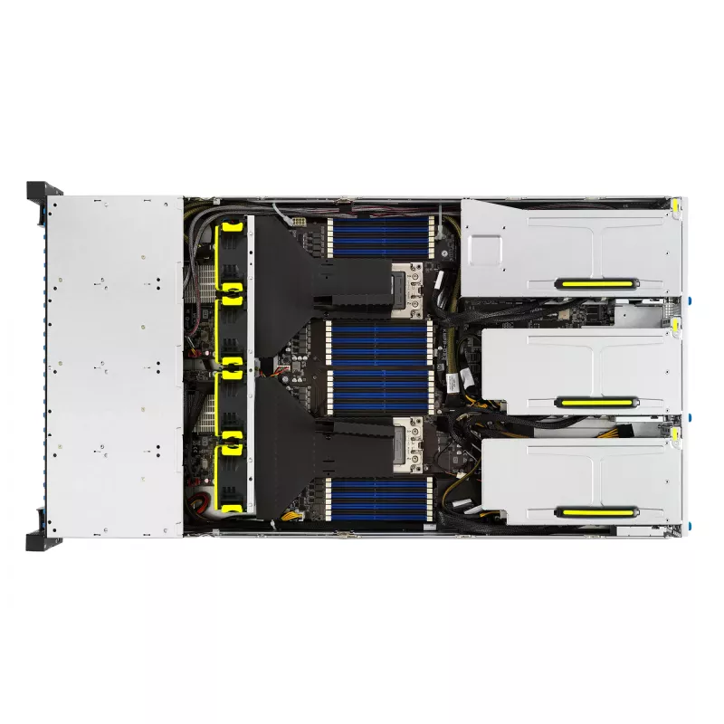 ASUS RS720-E11-RS24U Intel C741 rack (2U) zwart, zilver