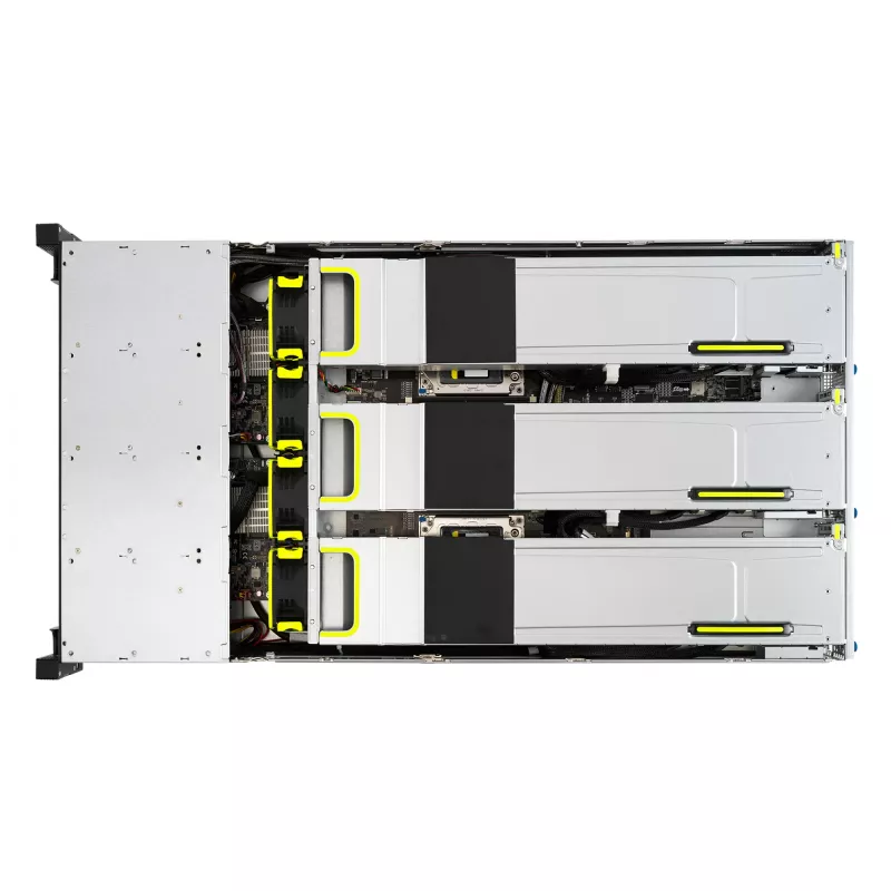 ASUS RS720-E11-RS24U Intel C741 rack (2U) zwart, zilver