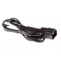 Zebra CS-CC6-IEC netsnoer zwart 0,5 m C7-koppeling C14-koppeling