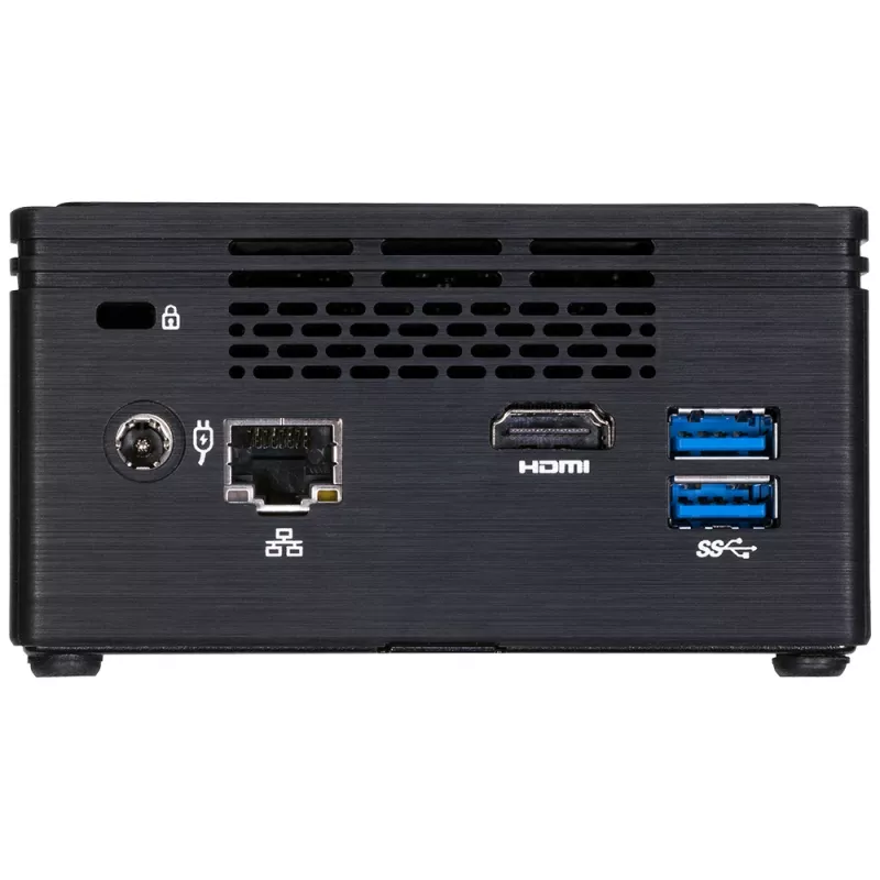 GIGABYTE GB-BPCE-3455 pc/workstation barebone 0,69-liter-pc zwart J3455 BGA 1296 1,5 GHz
