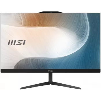 MSI Modern AM242 12M-1629XDE Intel® Core™ i3 i3-1215U 60,5 cm (23,8 inch) 1920 x 1080 pixel All-in-One PC 8 GB DDR4-SDRAM 256 GB SSD Wi-Fi 6E (802.11ax) zwart