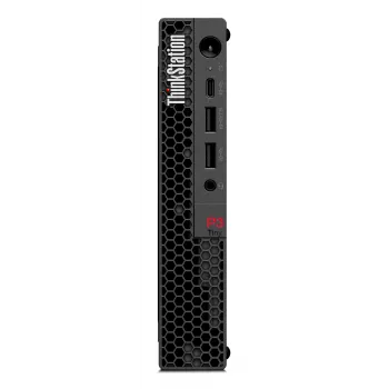 Lenovo ThinkStation P3 Tiny Intel® Core™ i7 i7-14700 32 GB DDR5-SDRAM 1 TB SSD NVIDIA RTX A1000 Windows 11 Pro mini-PC workstation zwart