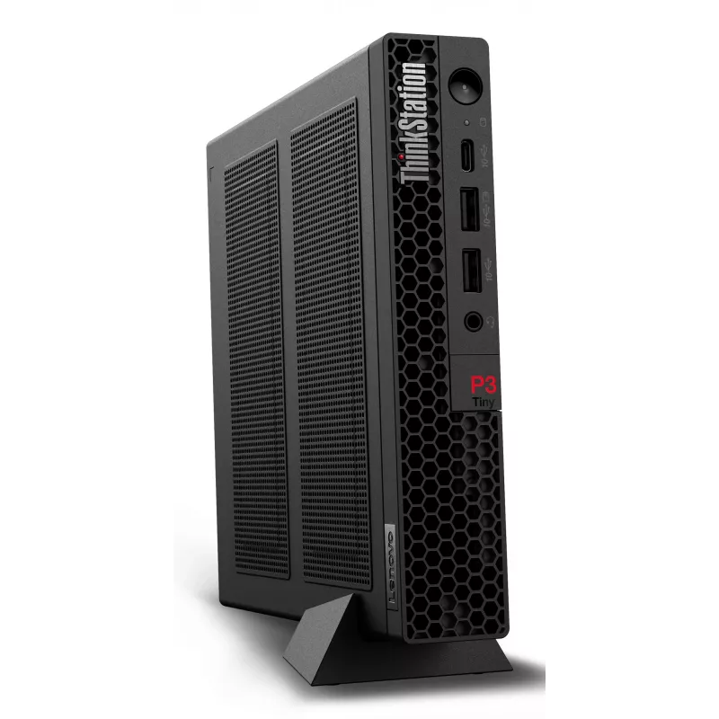 Lenovo ThinkStation P3 Tiny Intel® Core™ i7 i7-14700 32 GB DDR5-SDRAM 1 TB SSD NVIDIA RTX A1000 Windows 11 Pro mini-PC workstation zwart