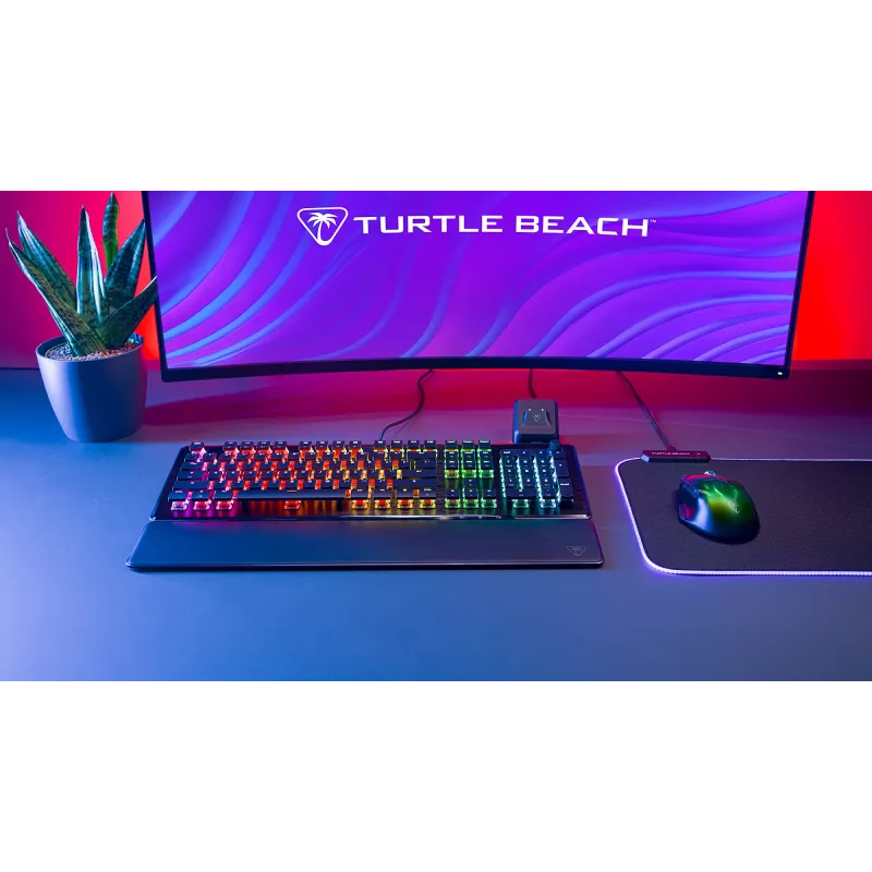 Turtle Beach Vulcan II toetsenbord gaming USB Duits zwart