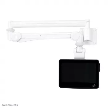 Neomounts medische wandsteun FPMA-HAW300 voor 10–24 inch beeldschermen, 3 kg draagkracht, VESA 100x100, wit