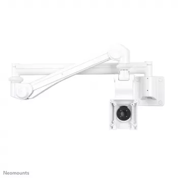 Neomounts medische wandsteun FPMA-HAW300 voor 10–24 inch beeldschermen, 3 kg draagkracht, VESA 100x100, wit